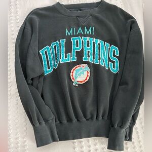 VINTAGE Miami Dolphins Black Sweatshirt